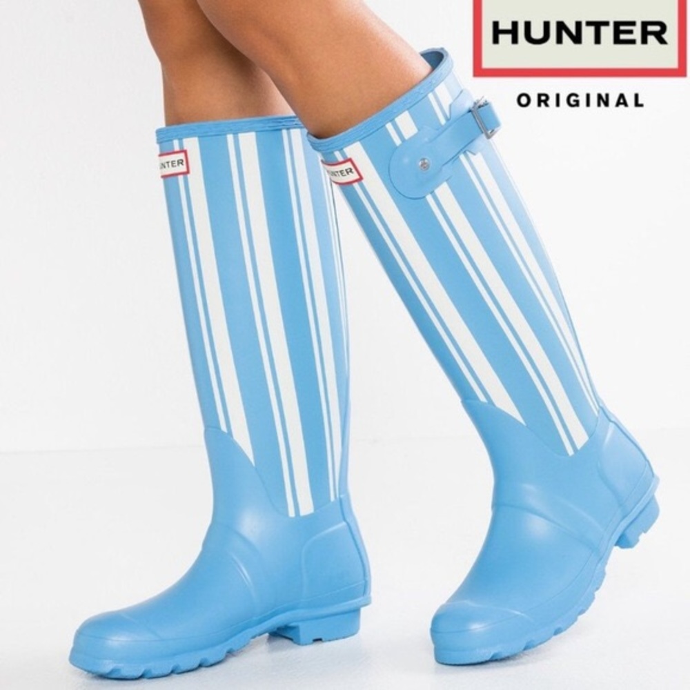 WOMEN'S ORIGINAL GARDEN STRIPE TALL RAIN BOOTS